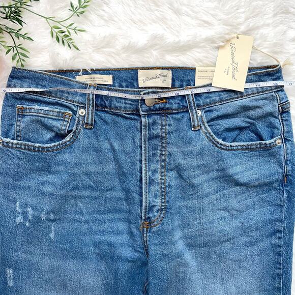 NWT Women’s 90s Distressed High Rise Straight Jeans - Universal Thread Sz 12 - Picture 7 of 11